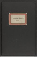 k.k. naturhistorisches Hofmuseum, Protokollbuch Intendanzakten 1908, Seite 1
